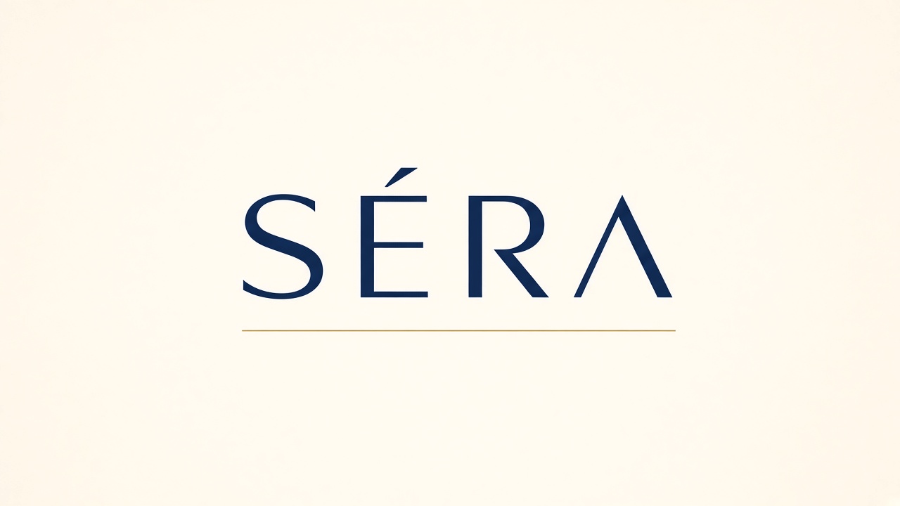 Séra logó, sötétkék